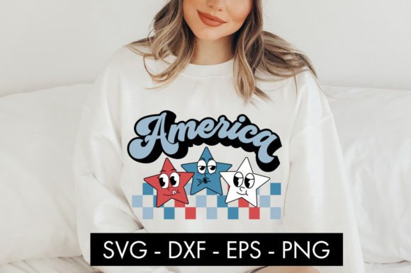 America 3 Stars SVG