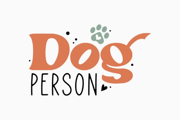 Dog Person Retro Dog Quote SVG
