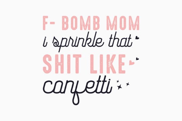 F Bomb Mom I Mothers Day Retro Svg