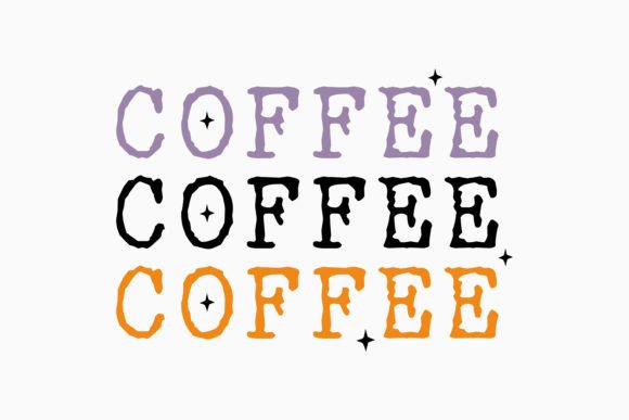 Retro Coffee Quote SVG Design