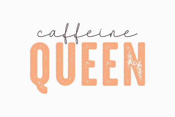 Retro Coffee Svg Caffeine Queen