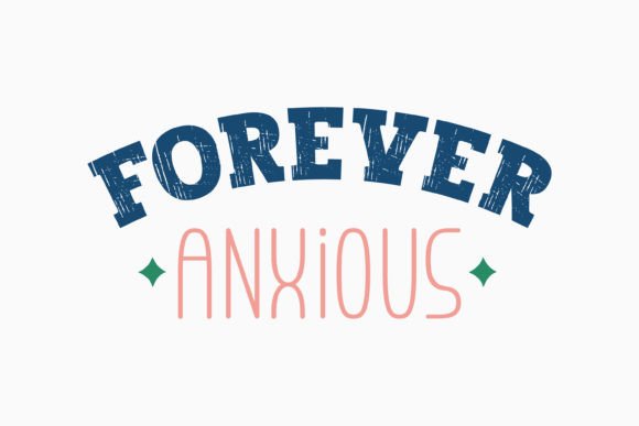 Retro Mental Health Quote SVG Forever an